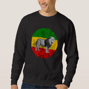 Rasta Reggae Lion of Judah Rastafarian Jamaican P Sweatshirt
