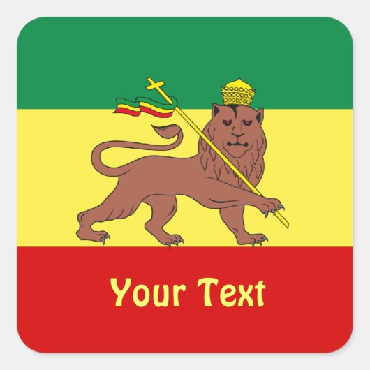 Rasta Reggae Lion of Judah Sheets of Stickers (Vorderseite)