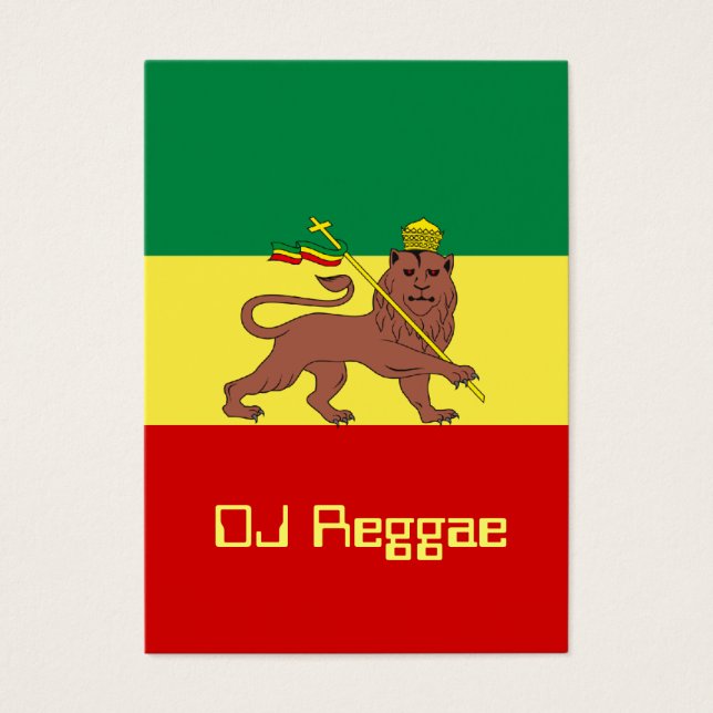 Rasta Reggae Lion von Judah (Vorderseite)