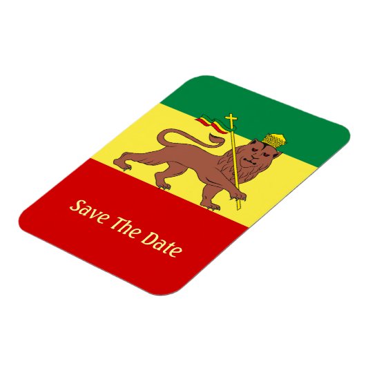 Rasta Reggae Lion von Judah Magnet (Linke Seite)