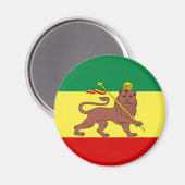 Rasta Reggae Lion von Judah Magnet (Vorderseite/Rückseite)