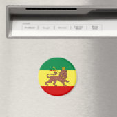 Rasta Reggae Lion von Judah Magnet (In Situ (Geschirrspüler))
