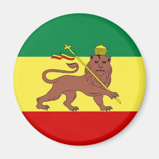 Rasta Reggae Lion von Judah Magnet (Vorne)