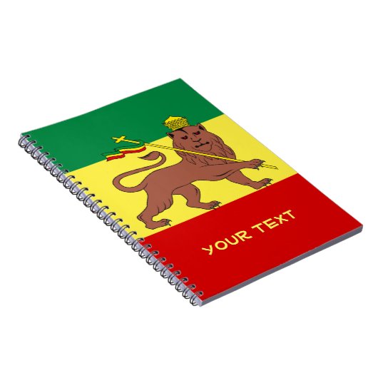 Rasta Reggae-Löwe von Judah Notizblock (Rechte Seite)