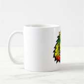 rasta Reggae-Löweflagge Kaffeetasse (Links)