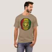 rasta Reggae-Löweflagge T-Shirt (Vorne ganz)