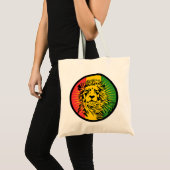rasta Reggae-Löweflagge Tragetasche (Vorderseite (Produkt))