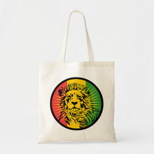 rasta Reggae-Löweflagge Tragetasche