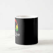 Rasta Reggae Music Headphones Jamaican Pride Kaffeetasse (Mittel)