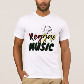 Rasta Reggae Music T - Shirt (Vorderseite)