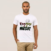 Rasta Reggae Music T - Shirt (Vorne ganz)