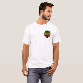 Rasta Reggae Rastafari Lion Jamaican Pride Hippie T-Shirt (Vorne ganz)