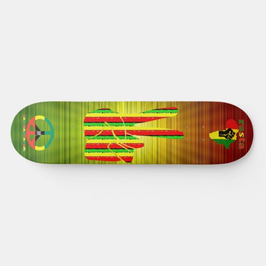 Rasta Reggae Skateboard (Horizontal)