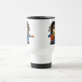 Rasta Rocker-Reggae Tux Reisebecher (Mittel)