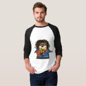 Rasta Rocker-Reggae Tux T-Shirt (Vorne ganz)