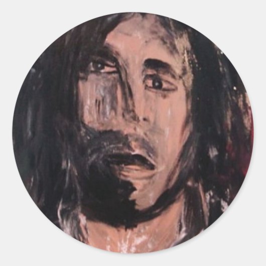 RASTA RUNDER AUFKLEBER (Vorderseite)