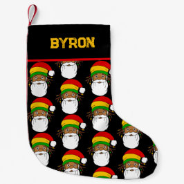 Rasta Santa Claus Jamaican Kleiner Weihnachtsstrumpf