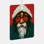 Rasta Santa I Ornament (Vorderseite Rechts)