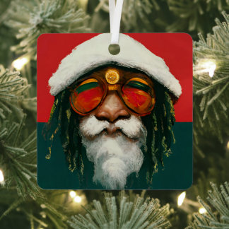 Rasta Santa I Ornament Aus Metall