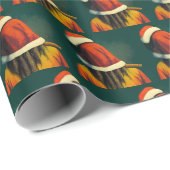 Rasta Santa II Geschenkpapier (Rolleneckpunkt)