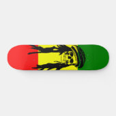 Rasta Schädel-Skateboard Skateboard (Horizontal)