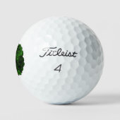 Rasta schwarze Frau in rot-gelb-grün Golfball (Logo)