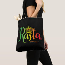 Rasta Script Tote Bag