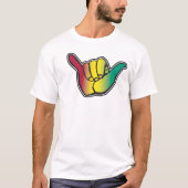 Rasta Shaka T-Shirt (Vorderseite)