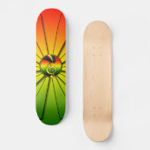 Rasta Skateboard (Vorderseite)