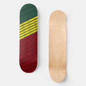 Rasta Skateboard (Vorderseite)