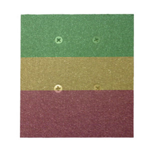 Rasta Skateboard Griptape Notizblock