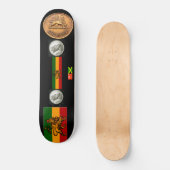 RASTA-Skateboard Skateboard (Vorderseite)