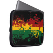 Rasta Soul Laptopschutzhülle (Vorne Rechts)