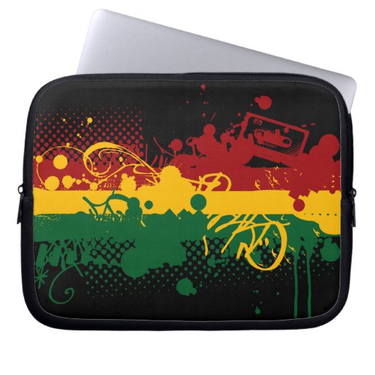 Rasta Soul Laptopschutzhülle (Vorderseite)