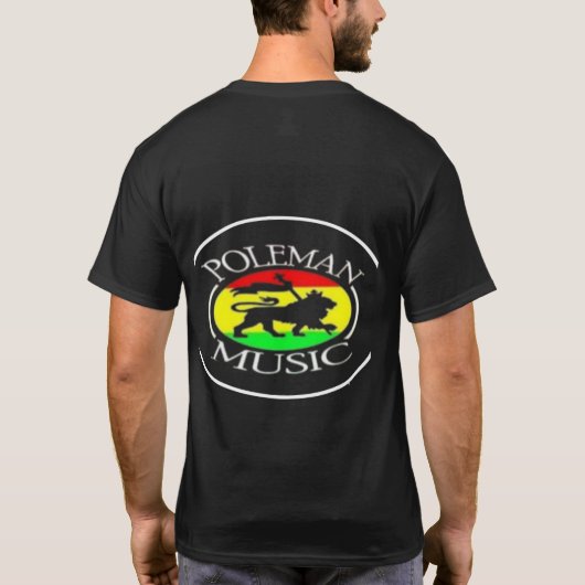 Rasta sound Poleman T-Shirt (Rückseite)