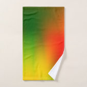 Rasta Splash of Color Badhandtuch Set (Handtuch)