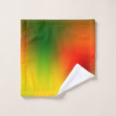 Rasta Splash of Color Badhandtuch Set (Waschlappen)