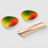 Rasta Splash of Color Fächer (Non-assembled)