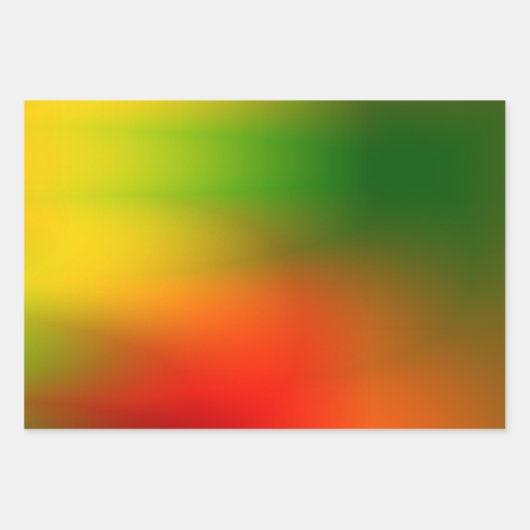 Rasta Splash of Color Geschenkpapier Set (Vorderseite)