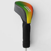 Rasta Splash of Color Golf Headcover (angewinkelt)