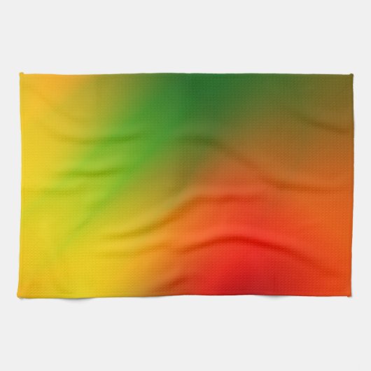 Rasta Splash of Color Handtuch (Horizontal)