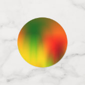 Rasta Splash of Color Konfetti (Klein Vorderseite)