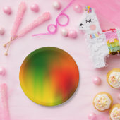 Rasta Splash of Color Pappteller (Party)