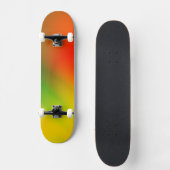 Rasta Splash of Color Skateboard (Vorderseite)