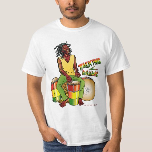 Rasta sprechentrommel-T - Shirt (Vorderseite)