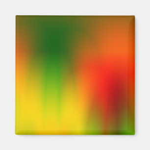 Rasta Spritzen der Farbe Magnet