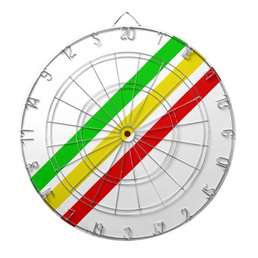 Rasta Stangen Dartscheibe (vorne)