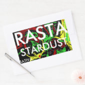 RASTA STARDUST SATIVA RECHTECKIGER AUFKLEBER (Umschlag)