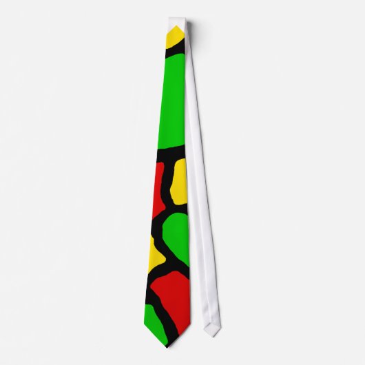 Rasta Stellen Krawatte (Vorderseite)