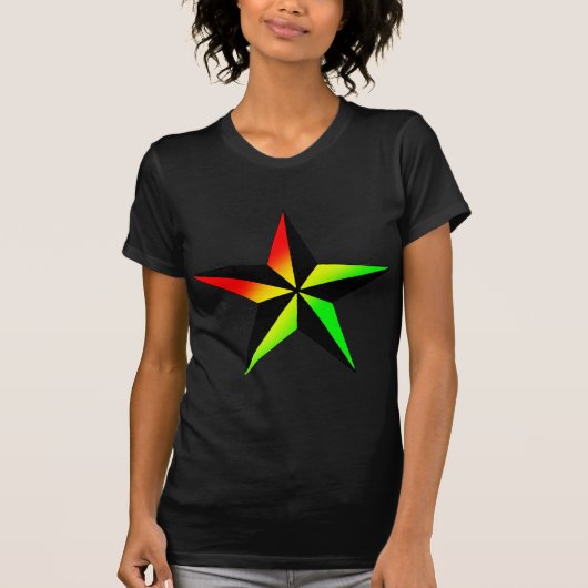 Rasta Stern T-Shirt (Vorderseite)